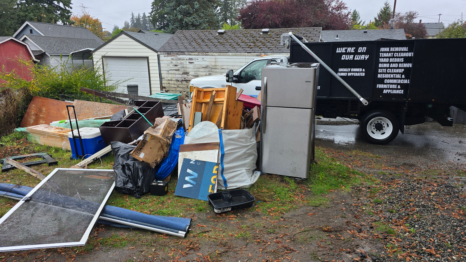 junk removal, rental property cleanout