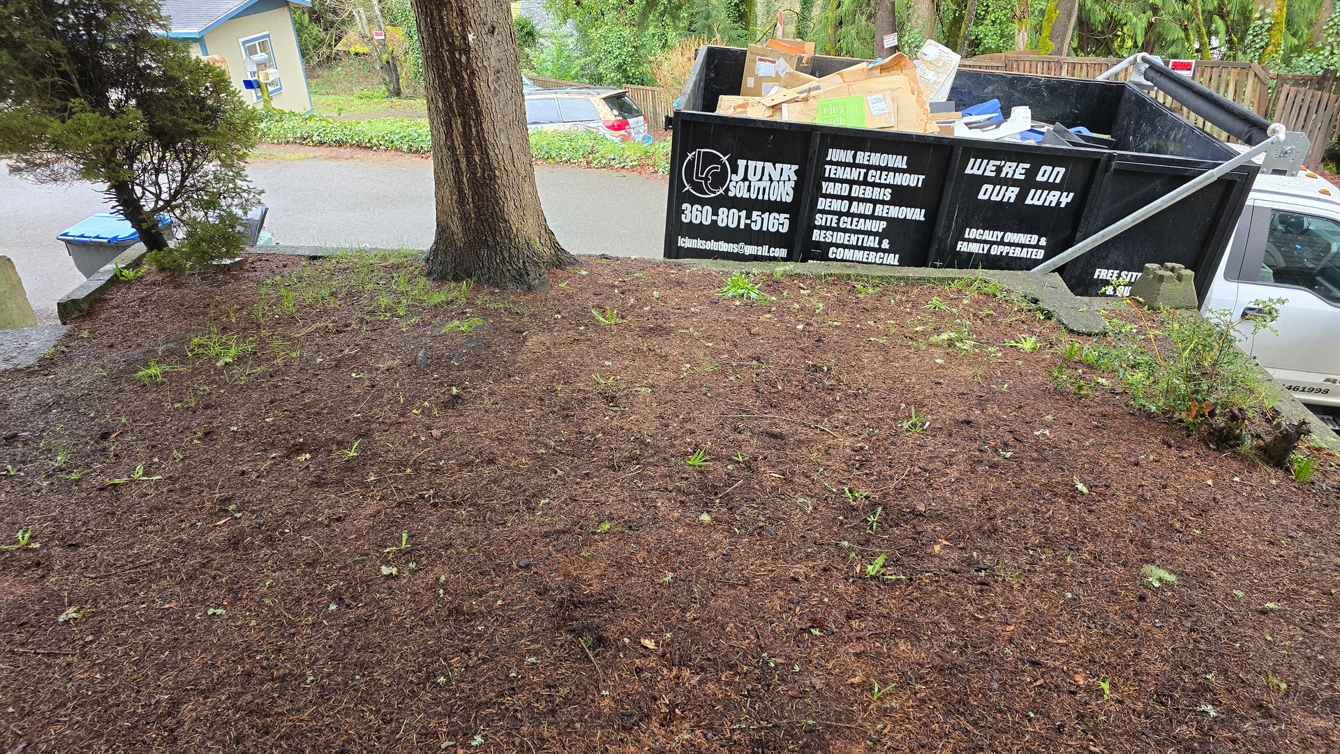 junk removal, curbside pickup, after