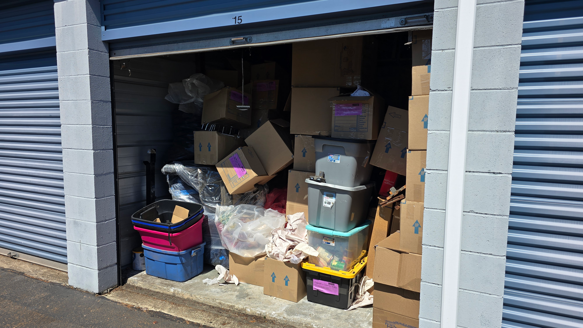 junk removal, storage unit cleanout