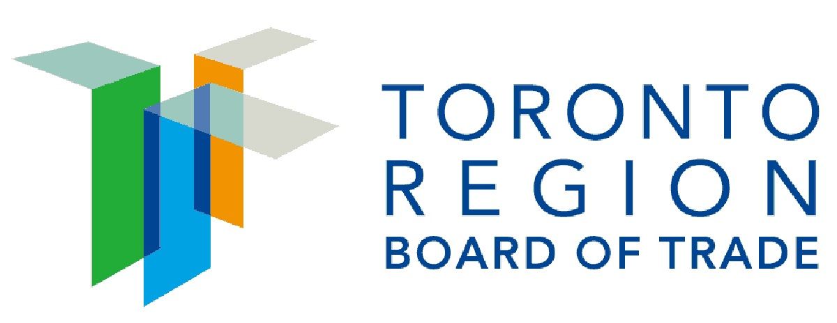 The logo for the toronto board of trade is a colorful logo.