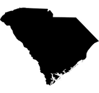 Silhouette of South Carolina.