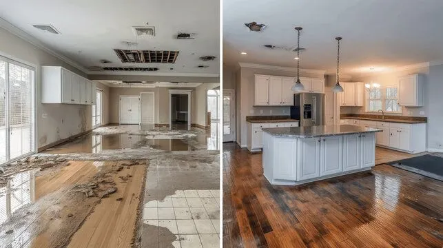Residential Water Damage Cleanup and Restoration Vista