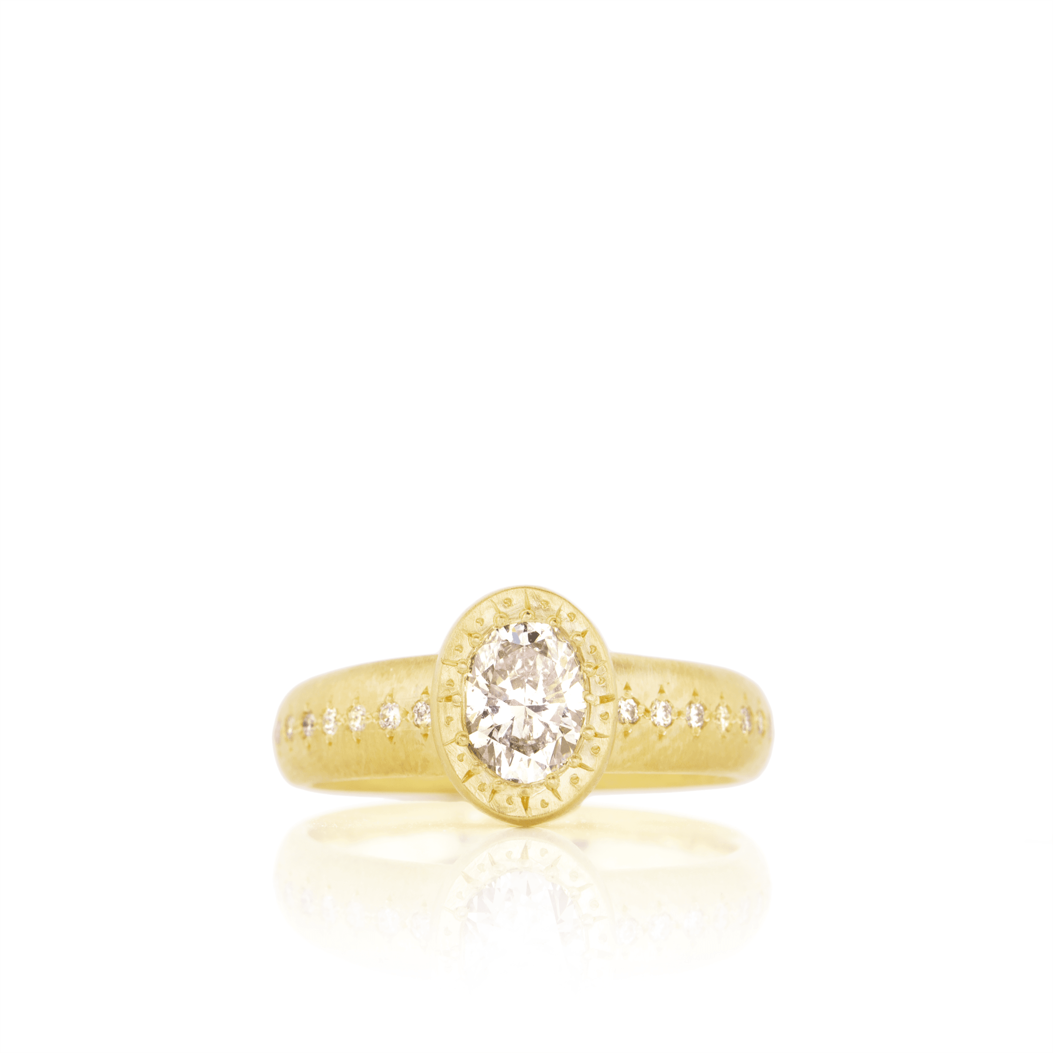 Gold Diamond Ring - Adel Chefridi - Mansoor Jewelers