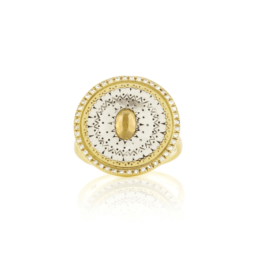 Siver Ring w/ Diamonds - Adel Chefridi - Mansoor Jewelers