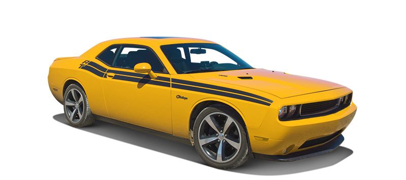 Yellow Dodge Challenger SRT8