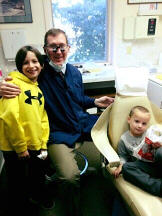Dentist with children at their dental appointment - Dentist in Omaha, NE