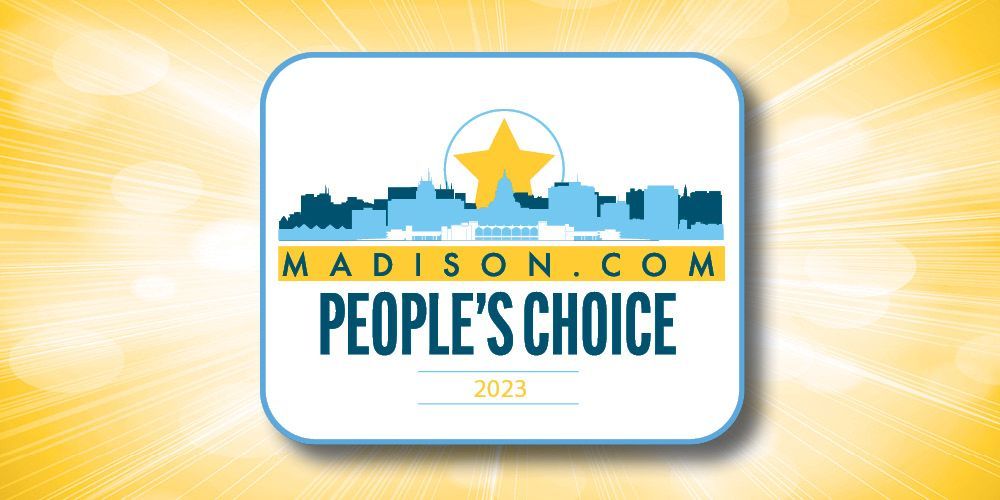 A logo for madison.com people 's choice