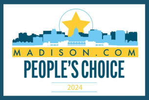 A logo for madison.com people 's choice 2024