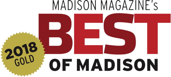 The logo for madison magazine 's best of madison