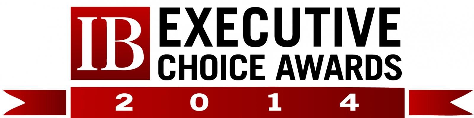 A logo for ib executive choice awards 2014