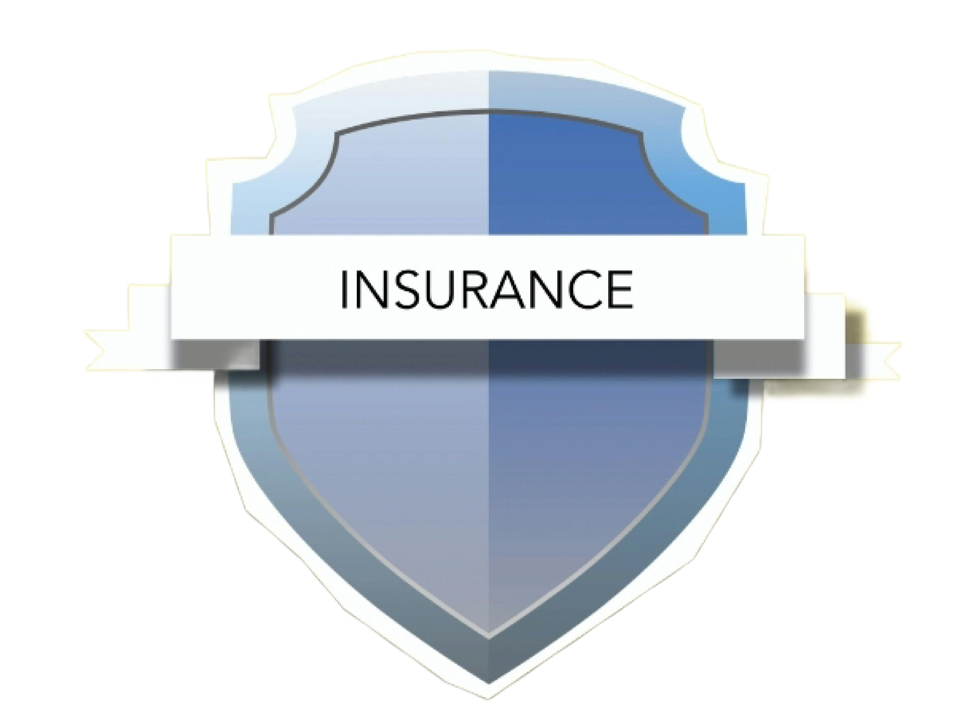 Un icono de escudo azul con una franja blanca horizontal en el centro y la palabra 