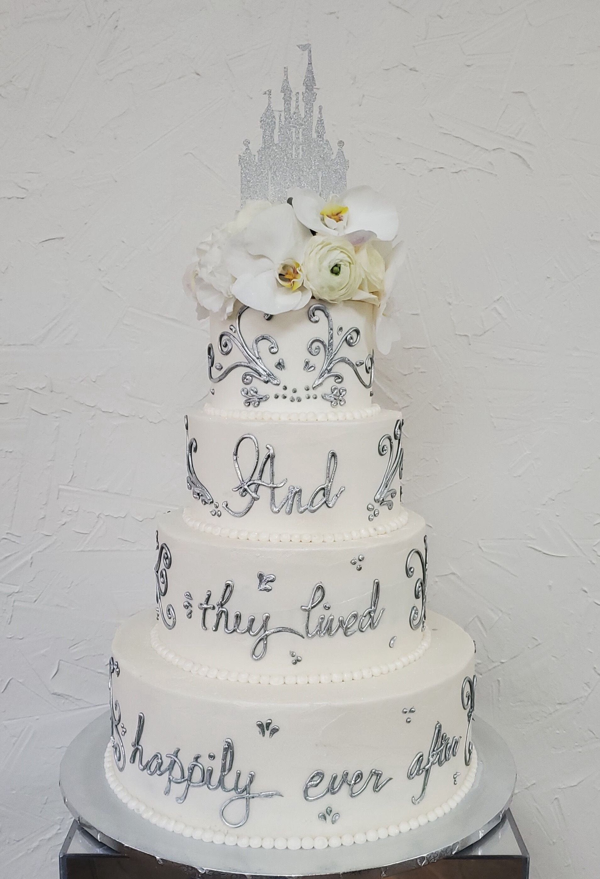 a wedding cake