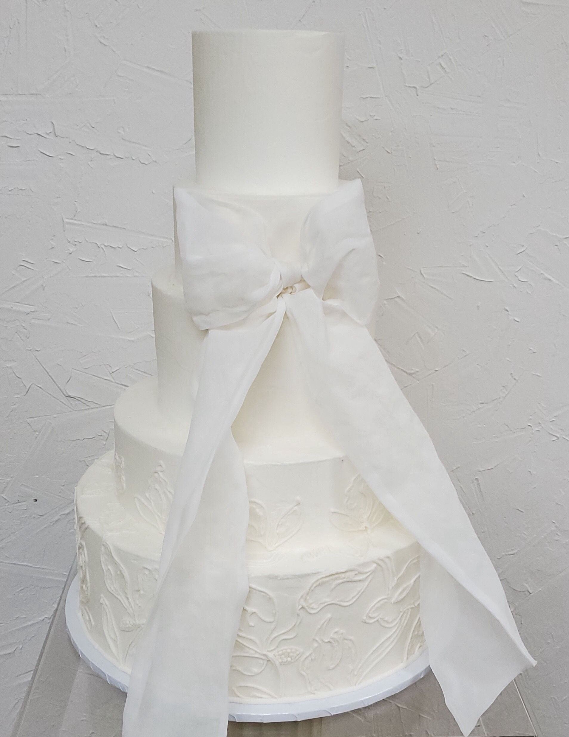 a wedding cake