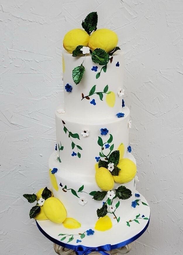 a wedding cake