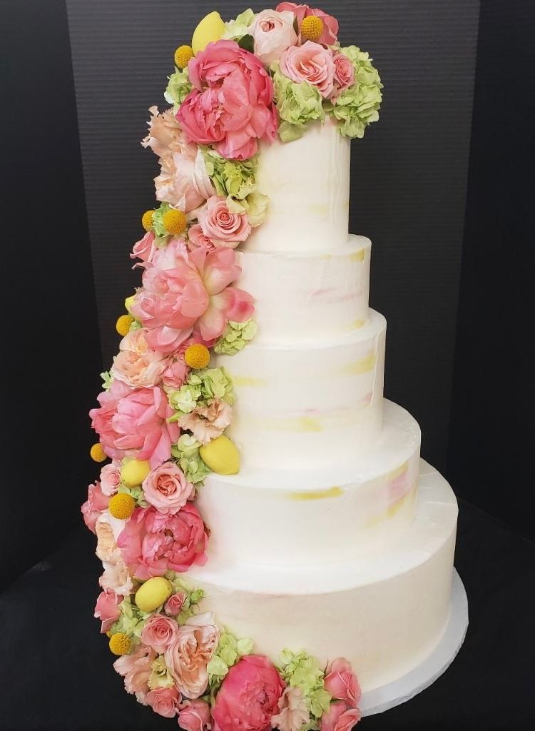 a wedding cake