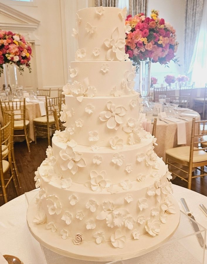 a wedding cake