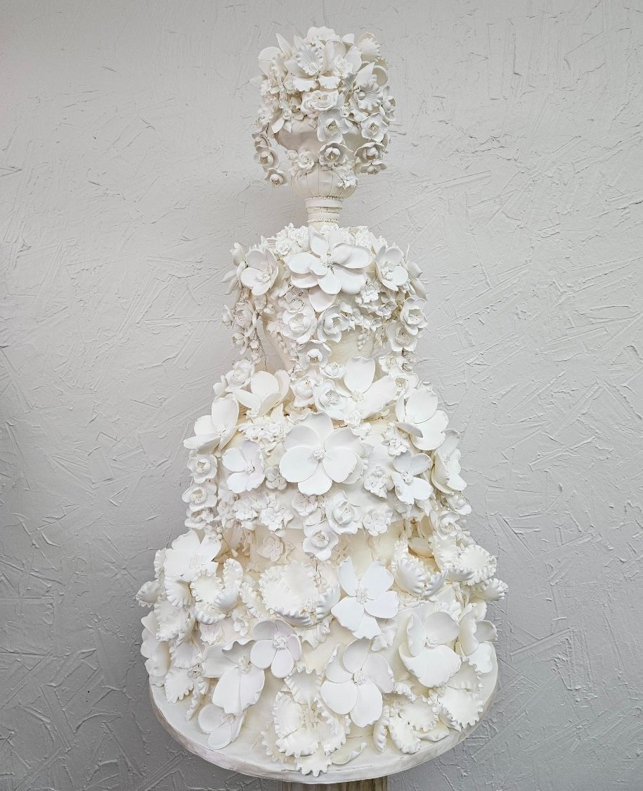 a wedding cake