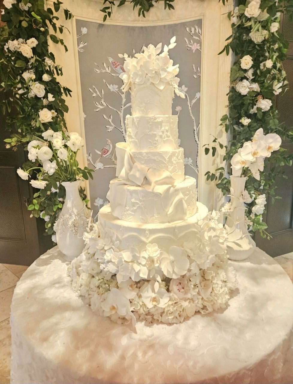 a wedding cake