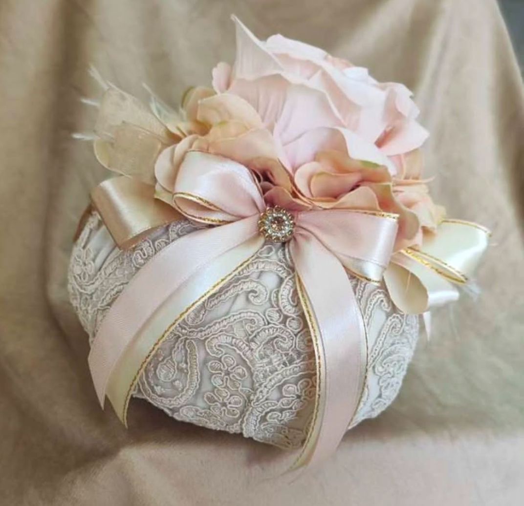 sacchettino di confetti realizzato a mano