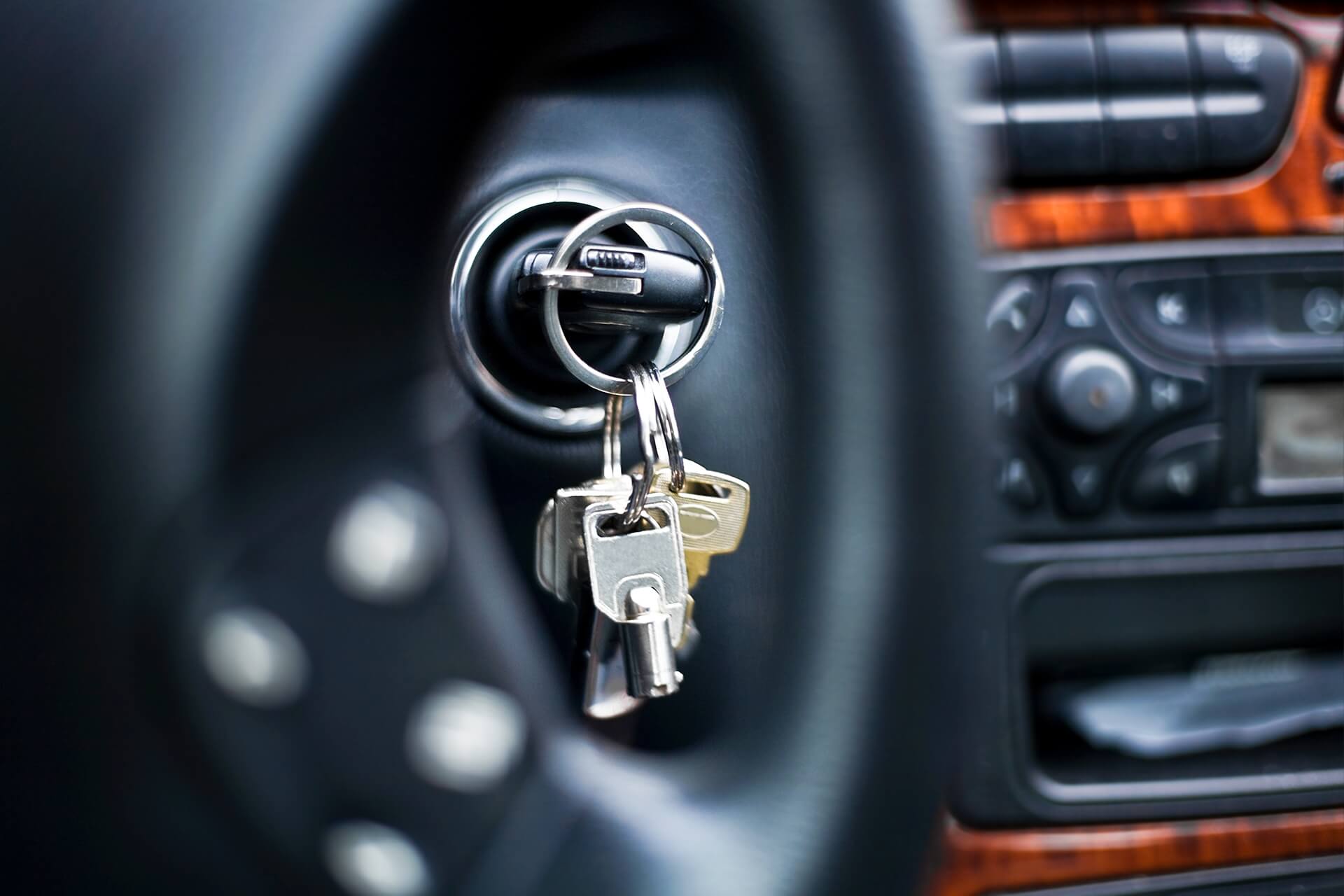 Car Key in Ignition Lock — Carrollton, GA — Carrollton Safe & Lock Co.