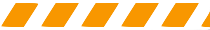 Yellow slanted hazard stripes.