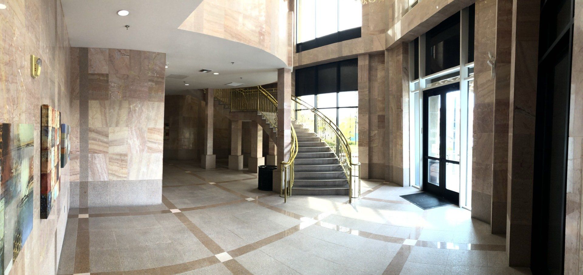 village square stairs