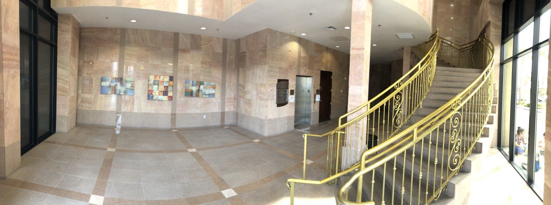 village square stairs