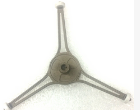 Gira platos triangular alto rueda grande