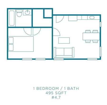 1 Bed/1 Bath