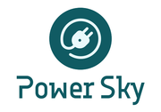 Un logotipo para una empresa llamada Power Sky