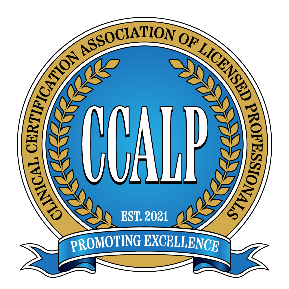 The logo for the clinical certification association of licensed professionals