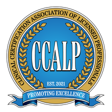 The logo for the clinical certification association of licensed professionals