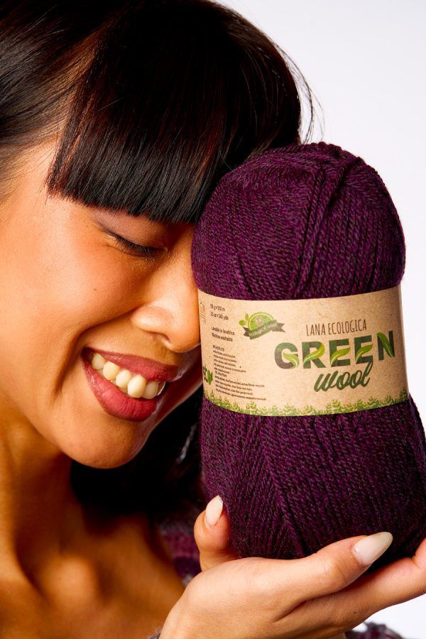 lana ecologica greenwool riciclata filati tre sfere