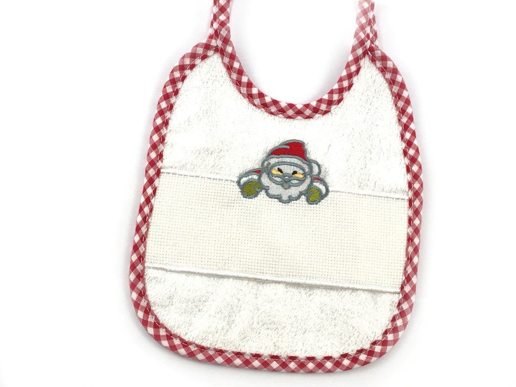 Bavaglini da ricamare natalizi