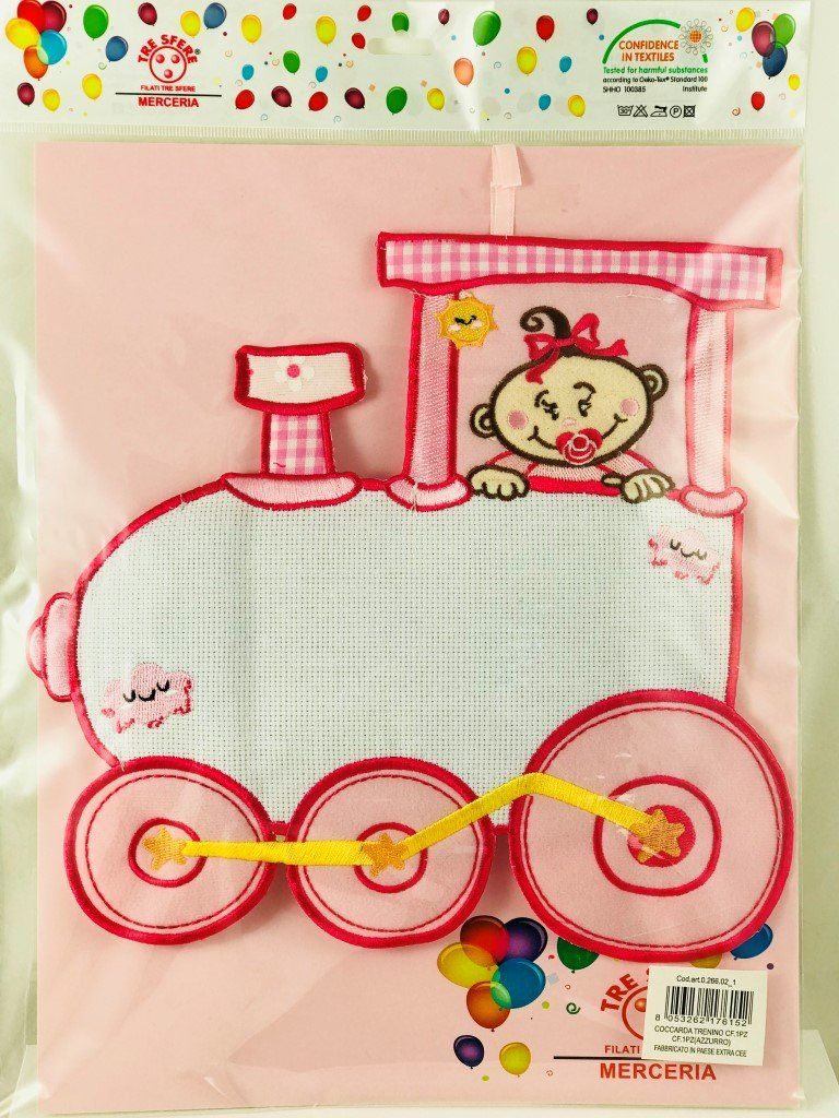 coccarde fiocchi nascita filati tre sfere