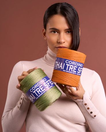accessori borsa filati tre sfere cordino thai
