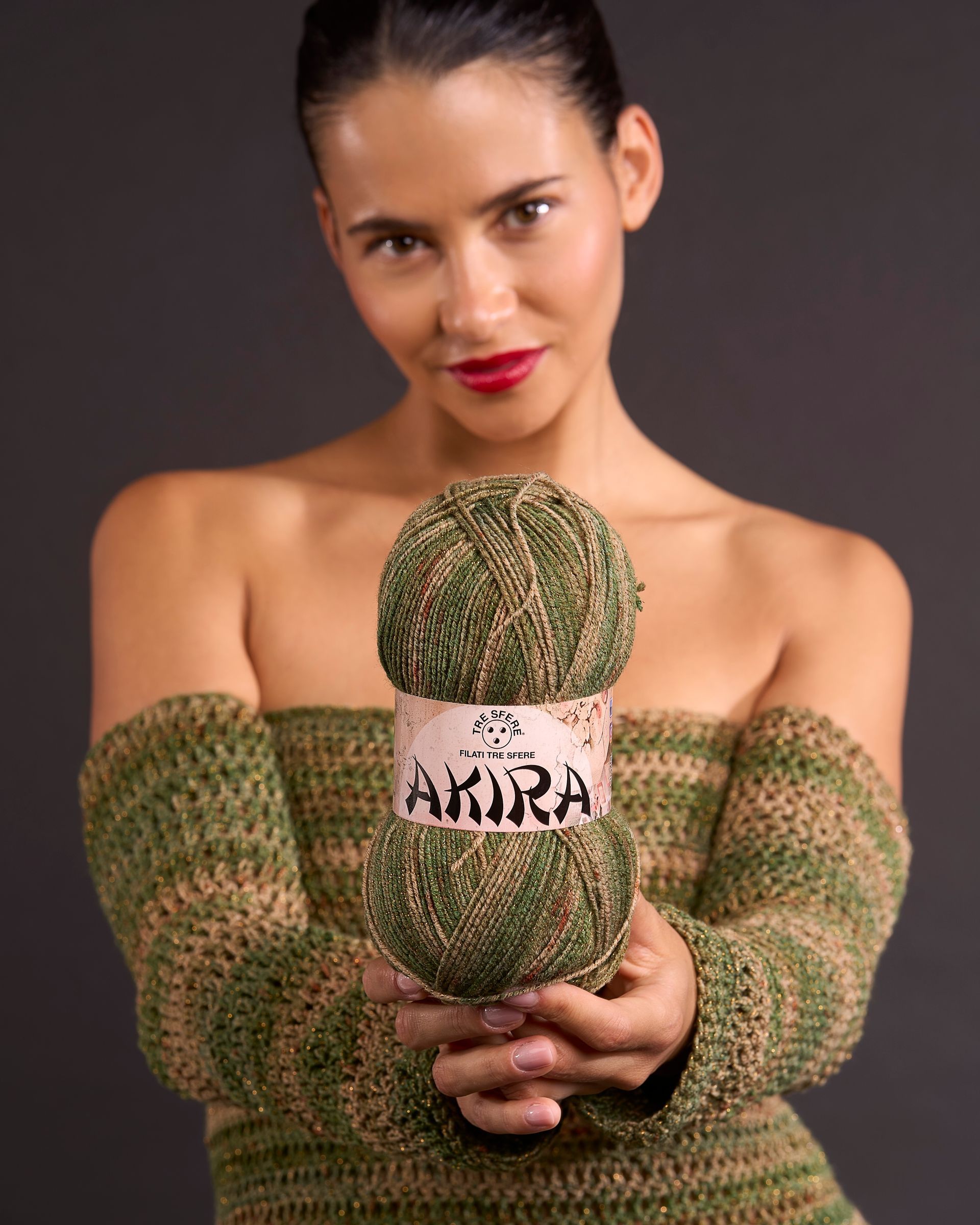 lana akira acrilico filati tre sfere