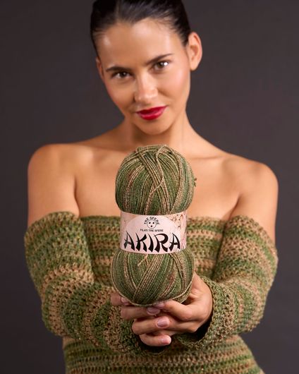 lana akira acrilico filati tre sfere