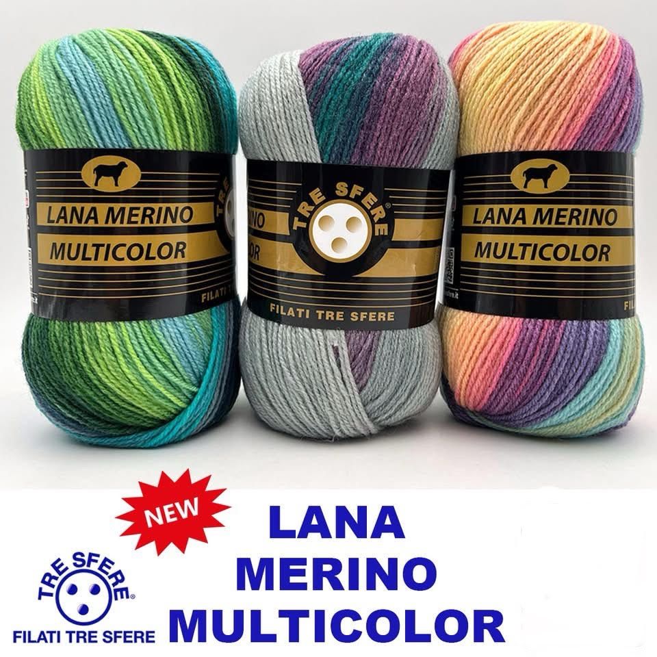 lana merino filari tre sfere