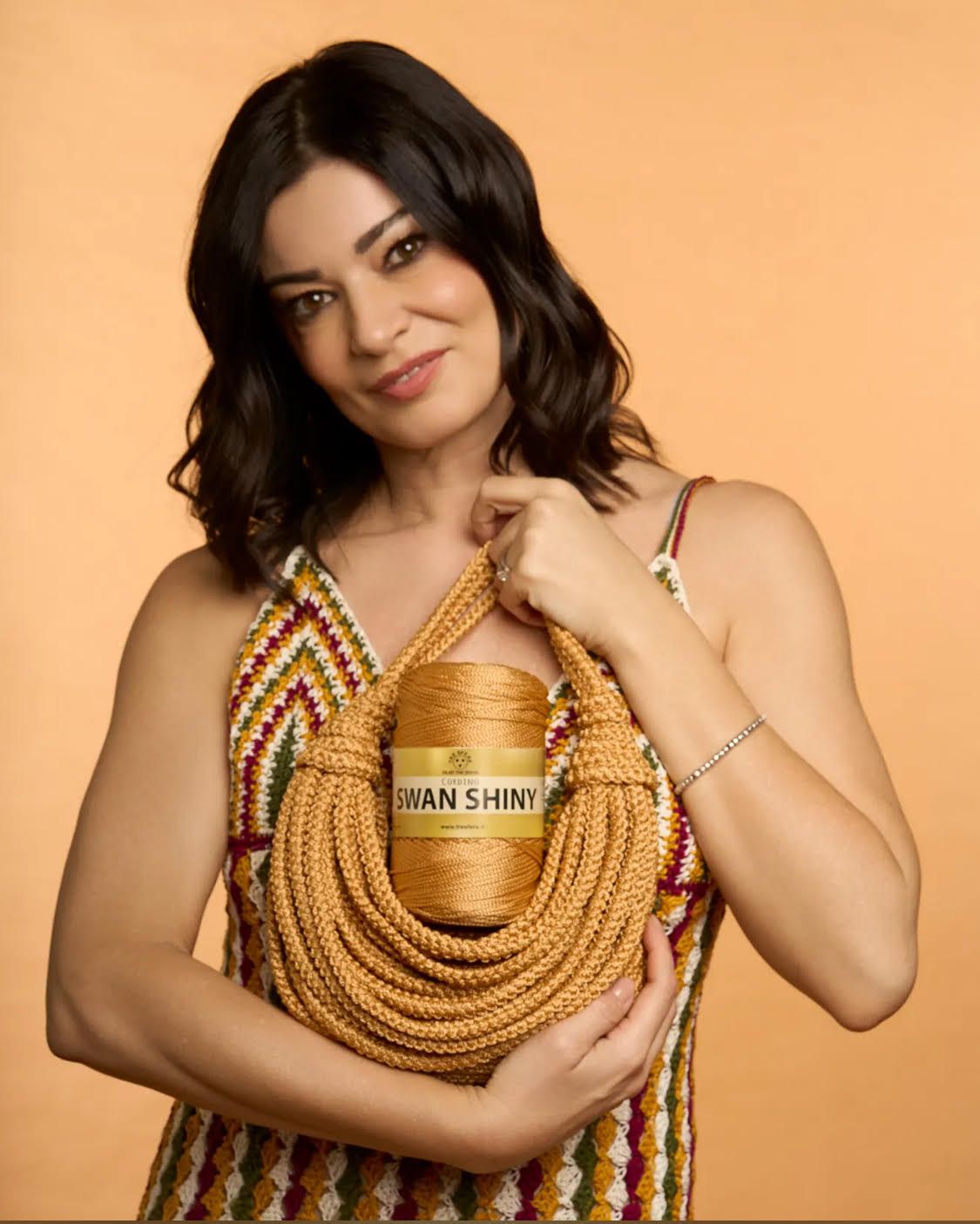 cordino swan shiny filati tre sfere