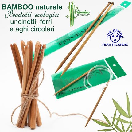 merceria filati tre sfere uncinetti bamboo online