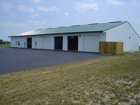 Commercial building exterior view