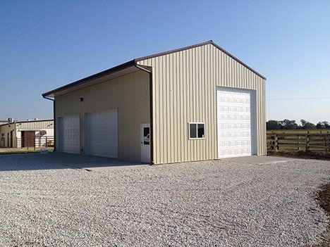 exterior view of Commercial building