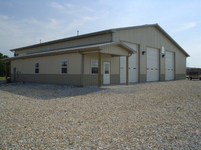 Commercial building exterior view