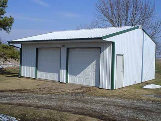 garage building exterior view
