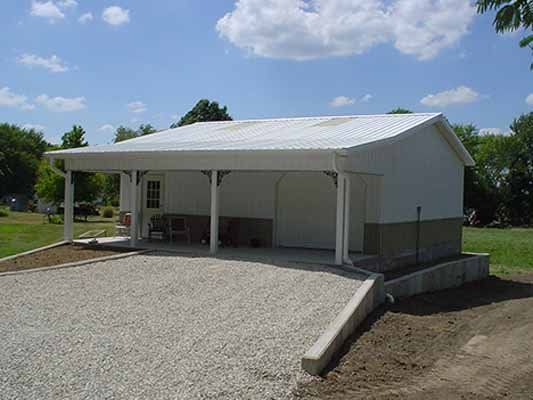 garage building exterior view