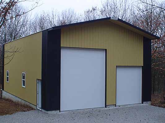 garage building exterior view