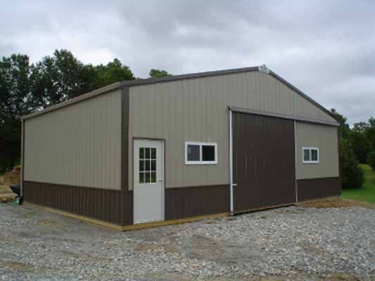exterior of a equestrian building
