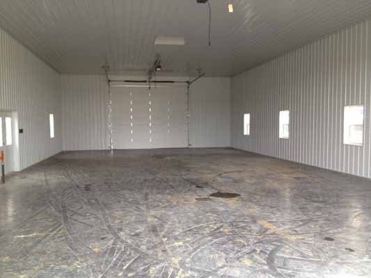 Interior view of suburban building