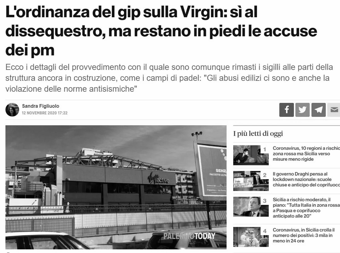 Articolo su un caso legale rilevante